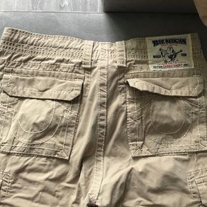 True religion cargo shorts